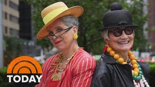 The Idiosynchratic Fashionistas Wont Let Age Or Anything Stop Them  TODAY [upl. by Infield]