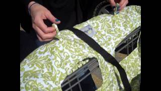 Itzy Ritzys Ritzy Sitzy™ Shopping Cart amp High Chair Coverwmv [upl. by Ahsienroc]