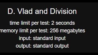 D Vlad and Division  Codeforces Round 928 Div 4  CP in Bangla [upl. by Xuerd]