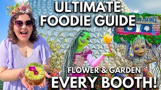 Ultimate Foodie Guide EVERY BOOTH Epcot Flower amp Garden Festival 2024  All Entertainment amp Merch [upl. by Rosenwald]