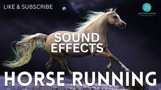 Horse Running Sound Effects  Download Free Sound Effect [upl. by Sinclare]