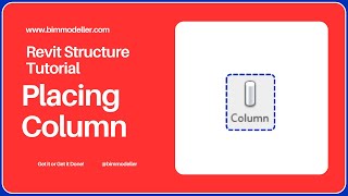 04 Revit Structure Placing Structural Column [upl. by Magda]