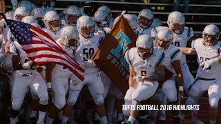 Tufts Football 2016 Highlights [upl. by Yzzik]