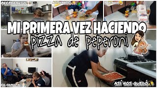 🔥RECETA PARA PIZZA 🍕 FÁCIL✅ RICA😋 Y ECONÓMICA🤑en colaboraciónpizza vlog [upl. by Wernher]