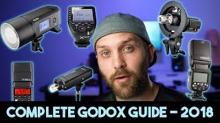 2018 Godox X Series Flash Complete Guide AD200 AD600 Pro AD360II V860II X Pro [upl. by Sinoda]