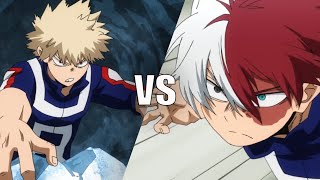 todoroki vs bakugo  full fight [upl. by Booma]