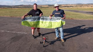 Electric Paramotor Trike flown by Pierre Du Plessis at IRF 1080HD [upl. by Tempest]