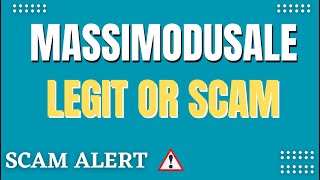 Massimodusalecom review  Massimodusale legit or scam – full review [upl. by Oric]