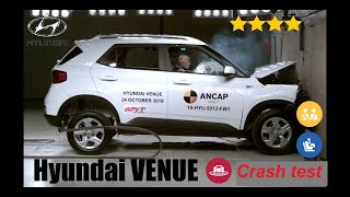 Hyundai VENUE Crash test results  got strong 4 Stars safety Rating  Excellent Build Quality [upl. by Akinej]