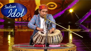 Pawandeep Rajan Amazing Tabla Performance  Kisi Nazar Ko Tera  Bappi Lahiri special  Studio HD [upl. by Esirehs244]