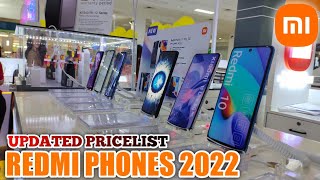 LATEST REDMI PHONES 2022 amp Updated Prices  Pwedetech [upl. by Av]