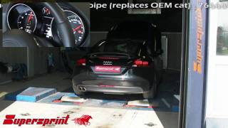 Audi TT 18 TFSI 160 Hp Supersprint Exhaust [upl. by Ahcsim]