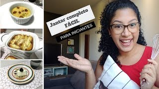 JANTAR COMPLETO FÁCIL PARA INICIANTES NA COZINHA VLOG  Simplifique com Dani Brito [upl. by Chicky]