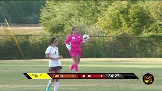 Girls Soccer 942024 BCHS vs JHHS [upl. by Kokaras32]