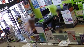 Robbery suspect locked inside Texas store prays begs to be released [upl. by Oak]