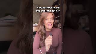 Bad Dementia Advice dementia caregiving [upl. by Rediah]