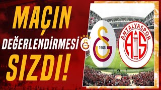 Galatasaray  Antalyaspor Maçının Hakem Değerlendirmesi Sızdı [upl. by Dragone]