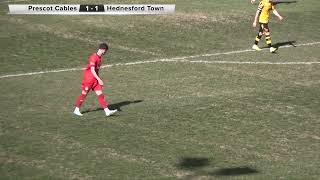 Prescot Cables v Hednesford Town Pitching In Northern Premier League [upl. by Tadeas]