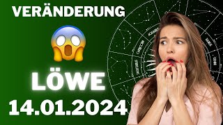 LÖWE ♌️🥹 Große VERÄNDERUNG im Leben 😱 Horoskop  14Januar 2024 löwe tarot [upl. by Garner57]