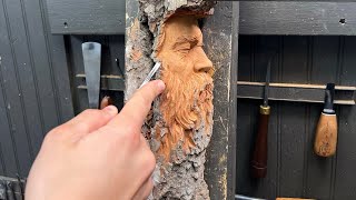 ASMR WOOD CARVING [upl. by Ateinotna]