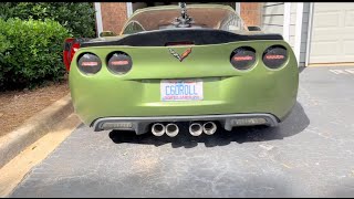 HOW TO INSTALL MUFFLERS LIKE A PRO C6 CORVETTE SPEED ENGINEERING MUFFLER INSTALL [upl. by Obla]