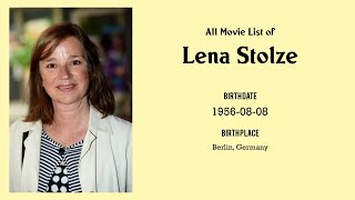 Lena Stolze Movies list Lena Stolze Filmography of Lena Stolze [upl. by Rogozen]