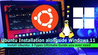 Ubuntu Installation alongside Microsoft Windows 11 Step by step ➡️ Ultimate Guide [upl. by Acenes353]