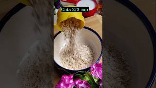 Oats banana pancakes recipe food breakfastrecipes shorts [upl. by Sondra]