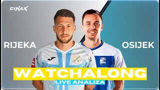 RIJEKA  OSIJEK  LIVESTREAM CINAX 2 [upl. by Atterbury558]