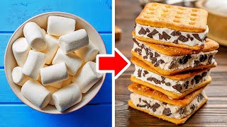 28 YUMMY IDEAS WITH MARSHMALLOW  5Minute Recipes to Impress Your Guests [upl. by Nadler]