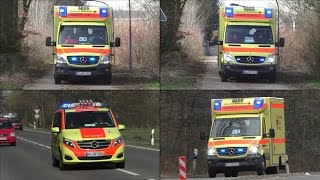 Eifelretter im Einsatz Rettungsdienst SR Aachen auf Einsatzfahrt SIM ROE [upl. by Nodnil]