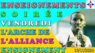 🙏ENSEIGNEMENTS DU VENDREDI L’ARCHE DE L’ALLIANCE UN PUISSANT ENSEIGNEMENT PAR CHRIS NDIKUMANA🙏 [upl. by Giorgio134]