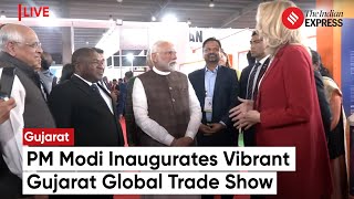 Vibrant Gujarat Global Summit 2024 PM Modi Inaugurates Vibrant Gujarat Global Trade Show [upl. by Nahtiek]