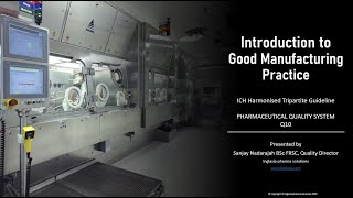 An Introduction to Good Manufacturing Practice  Pharmaceutical and Biotechnology Industry [upl. by Ramunni]