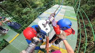 Sky Adventure Zipline Part 2 Arenal Costa Rica HQ GoPro [upl. by Trix]