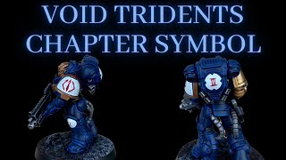 How to Paint VOID TRIDENTS CHAPTER SYMBOL [upl. by Marela]