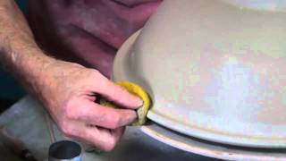 Hand Detailed Bath Sink  Part 6—pressing amp drain overflow addition [upl. by Goda]