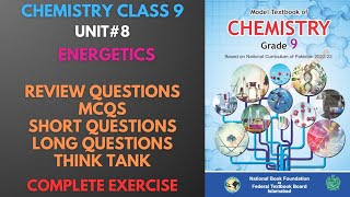 Chemistry Class 9 Chapter 8 Complete Exercise 2024  National Book Foundation  Federal Board [upl. by Isadore]