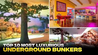 10 LUXURIOUS Underground Bunkers for the Super Rich and Famous [upl. by Durston669]