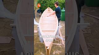 Building a Plywood Canoe in 8 Days  Day 7 [upl. by Anitserp]