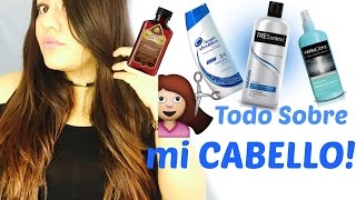 TODO SOBRE MI CABELLO Largo Tinte ProductosVanessa Suárez ♥ [upl. by Nivahb339]