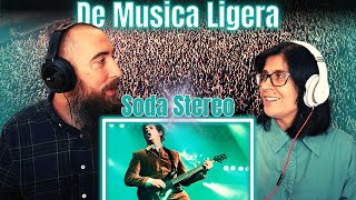 Soda Stereo  De Musica Ligera REACTION with my wife [upl. by Uy445]