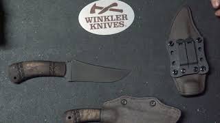 Winkler Knives Blue Ridge Hunter Tribal VS Belt Knife Maple Tribal [upl. by Sapphire850]