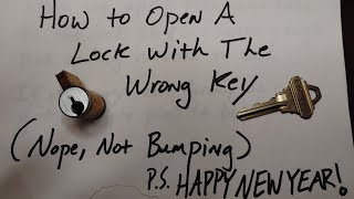 How To Open A Lock With The Wrong Key [upl. by Rockie318]