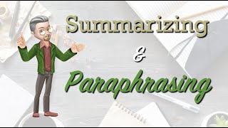 ESL Writing  Summarizing and Paraphrasing [upl. by Iah786]