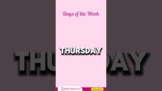 Days of the Week Understanding Their Names and Order DaysoftheWeek LearnEnglish Weekdays [upl. by Annalise]