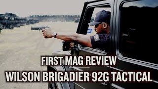 Wilson Combat Beretta 92G Brigadier Tactical  FIRST MAG REVIEW [upl. by Sofia]