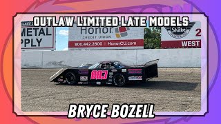 61424  GoPro  Bryce Bozell  Outlaw Limited Late Model AFeature 1st Place  Kalamazoo Speedway [upl. by Bartholomew]