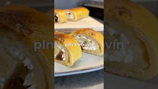 Tvarohový závin 😋👨‍🍳 recept food recipe bakery [upl. by Ikcim995]