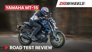 Yamaha MT15 Real World Test  Performance Review Mileage Features Price in India amp More [upl. by Ymled]